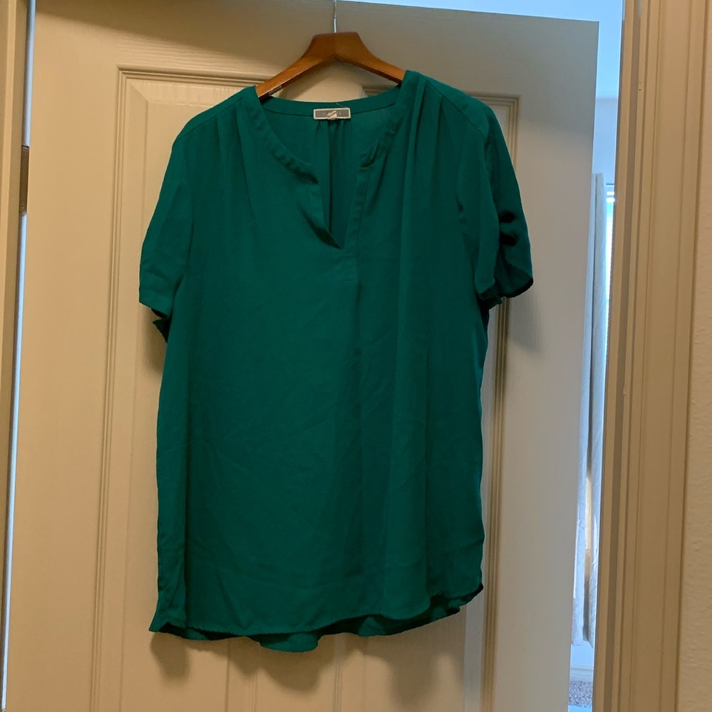 Emerald green top